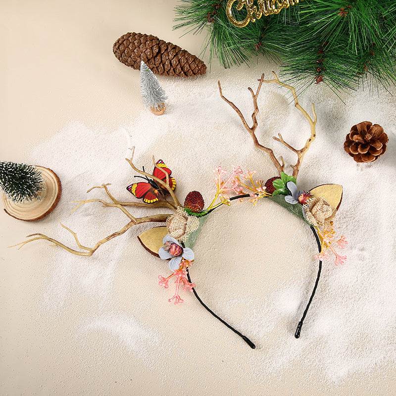 Diadema De Resina De Astas De Navidad al por mayor